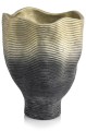   Engracia verti   osłonka doniczkowa  21cm-28h , Domowe ogrody, 920.039.21, kolor złoty z grafitem - 1