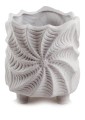   Concha   osłonka doniczkowa  17x16cm-18h , Domowe ogrody, 922.018.17, kolor biel - 1