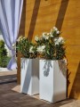  Donica z włókna szklanego , Fiberglass, 95.003.50 WP, kolor biały - 2